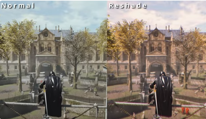 ReShade configuration and effect tooling panel used when comparing injector workflows