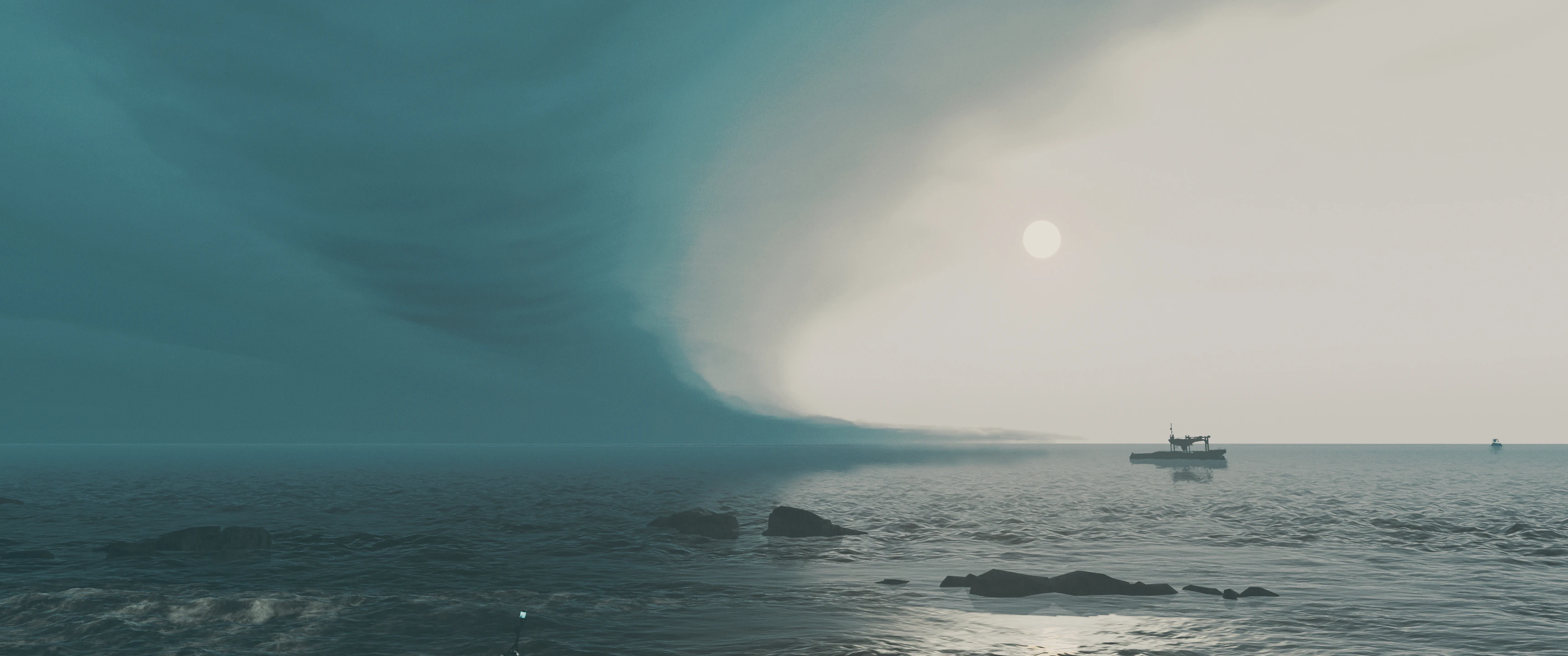 In-game ReShade overlay frame used as a visual cue for the install guide